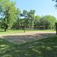 Volleyball Court at the Downstream Campground