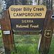 Upper Billy Creek Campgrounds has amazing lake views of Huntington Lake.