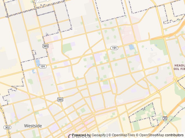 Map for 2025 Heartland pioneer 17BH near Odessa, TX