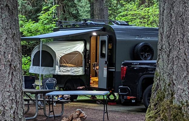 The Puddle Jumper! Pet Friendly Micro Toy Hauler! Bring your toys and dogs!
