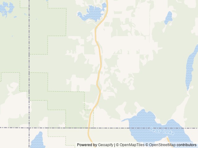 Map of Whitetail Ridge Campground/RV Park & Backwoods Saloon location at Sarona, WI, United States