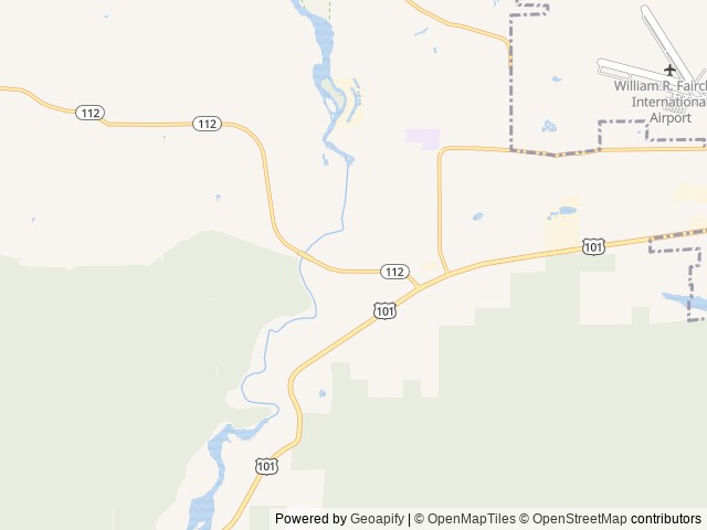 Map of Elwha RV Park & Campground location at Port Angeles, WA, United States