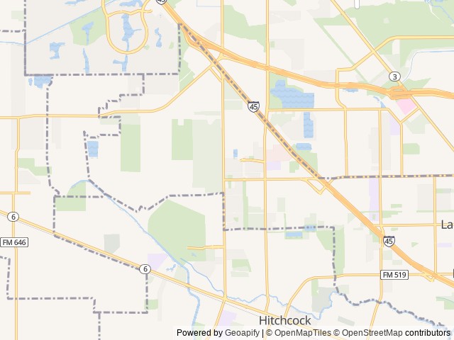 Map of USA RV Resorts - La Marque location at La Marque, TX, United States