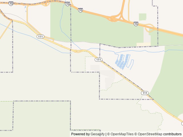 Map for Dusty Trails and Endless Adventures near Palm Springs, CA
