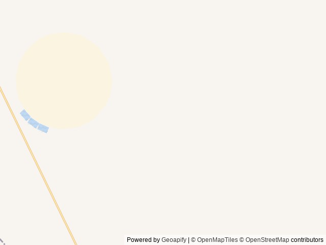 Map of Crescent Sand Dunes location at Tonopah, NV, United States