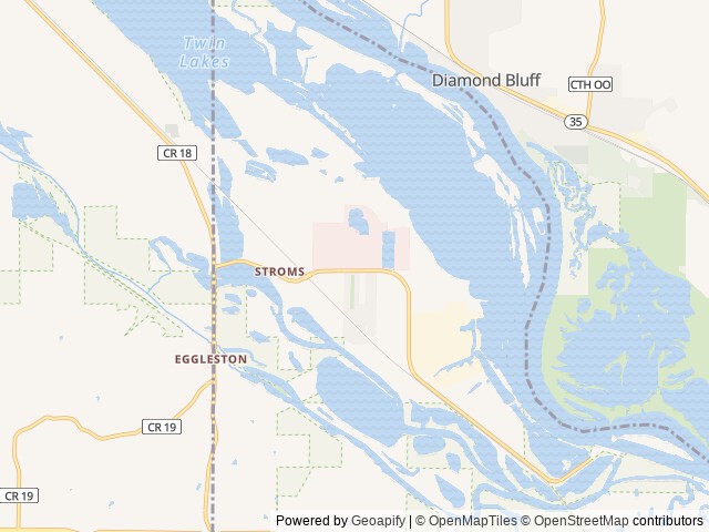 Map of Treasure Island RV Park & Campground - MN location at Welch, MN, United States