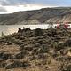 Tent Campers admire the Blue Mesa Reservoir shore from Elk Creek Campground