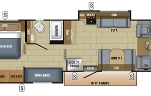 "Jupiter" the Bunkhouse Motorhome | Sleeps 8