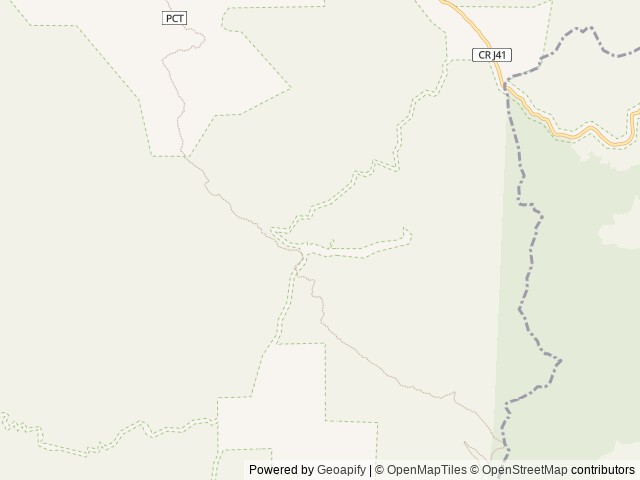 Map of Chimney Creek Campground location at Bakersfield, CA, United States