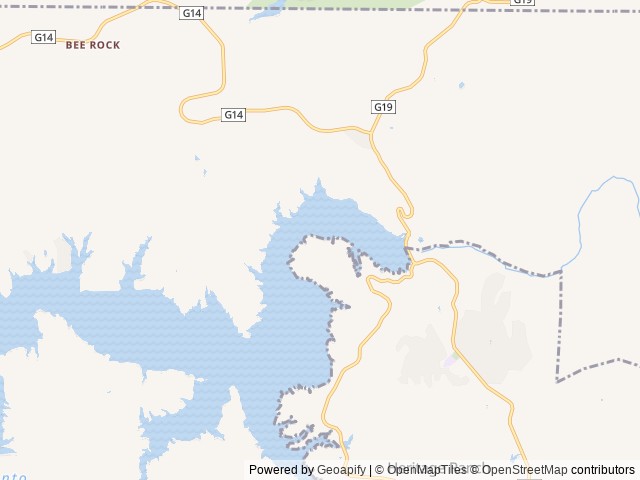 Map of Lake Nacimiento Resort location at Bradley, CA, United States