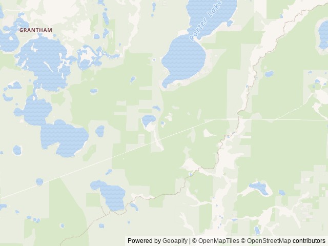 Map of Whitewater Lake location at Chipley, FL, United States