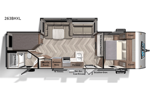 2022 Forest River RV Salem Cruise Lite 263BHXL
