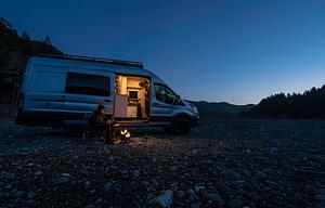 2021 Ford Transit AWD, Hot shower, roof deck