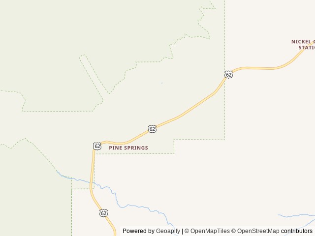Map of Frijole Horse Corral Campground location at Salt Flat, TX, United States