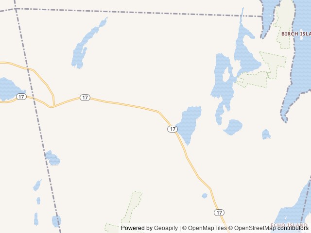 Map of Fayette Family and Friends Campground location at Fayette, ME, United States