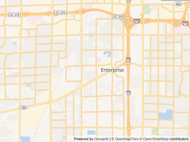 Map of Las Vegas Motorcoach Resort location at Las Vegas, NV, United States