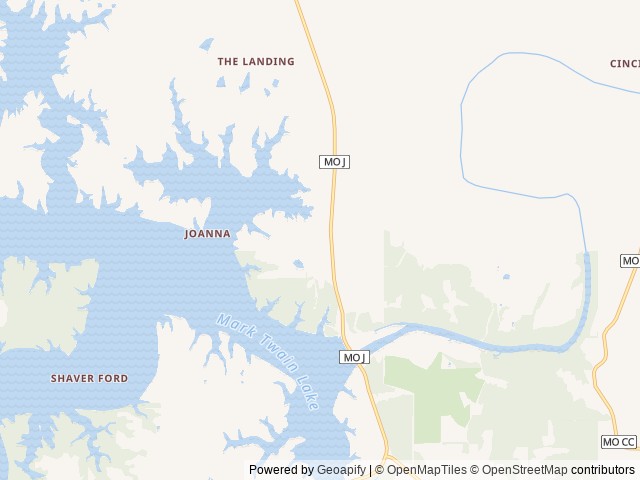 Map of Frank Russell location at Monroe City, MO, United States