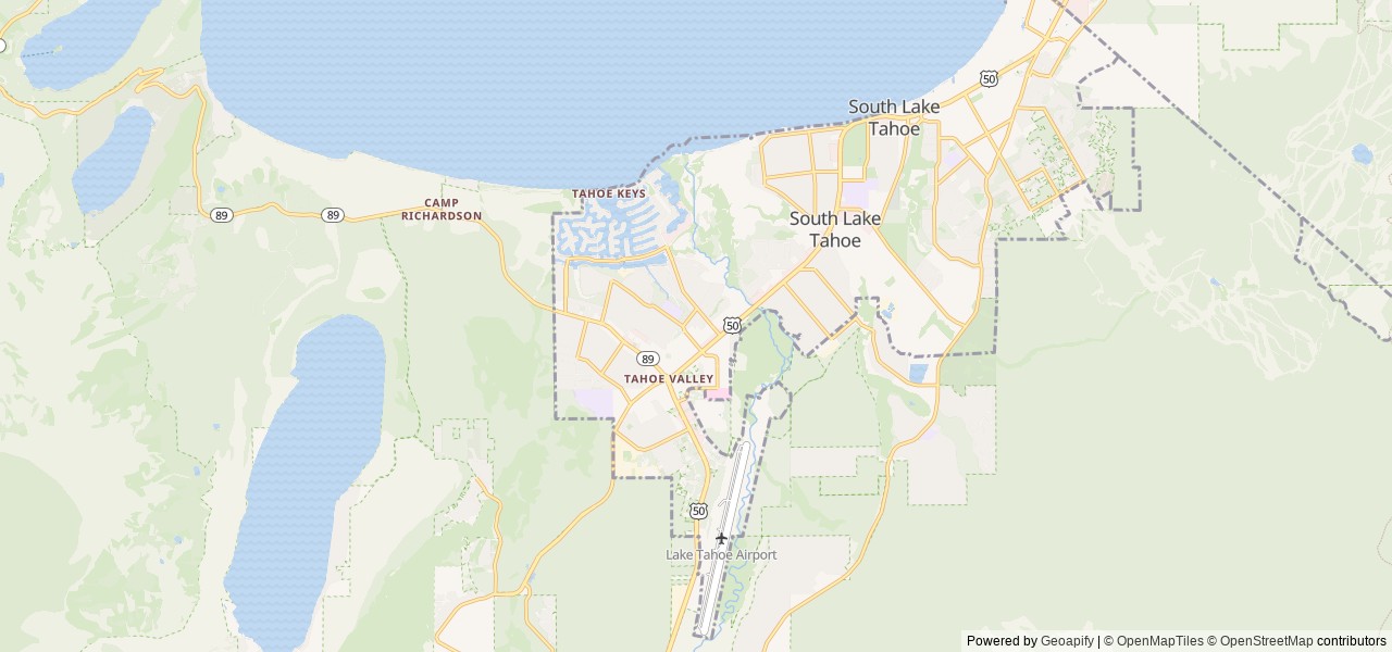 Map for Frog Pod II**We Tow & Set-Up**New Solar Package near South Lake Tahoe, CA