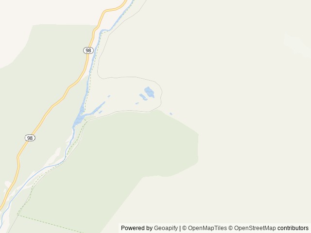 Map of Denver Caboose Cabin location at Juneau, AK, United States