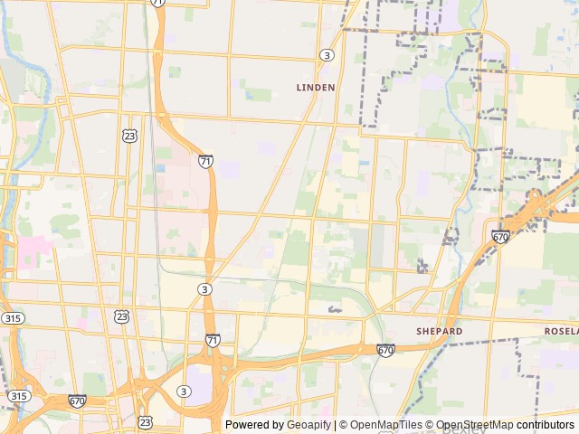 Map for 2021 Wildwood X-Lite 28VBXL near Columbus, OH