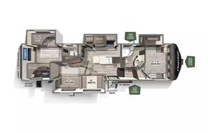 Great 5th wheel to tackle any trip.