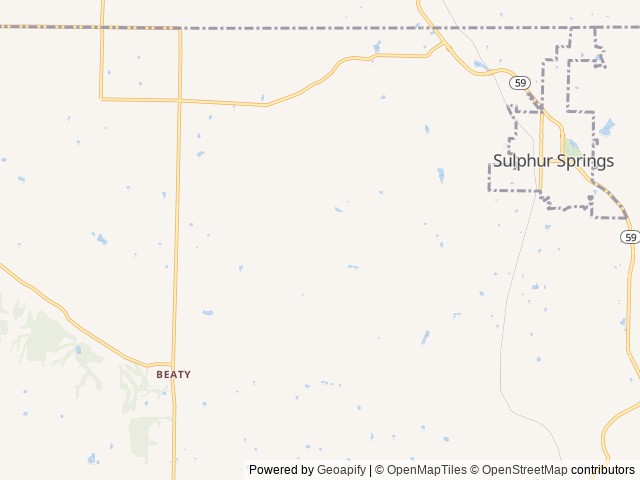 Map for 2022 Sabre 38DBQ near Sulphur Springs, MO
