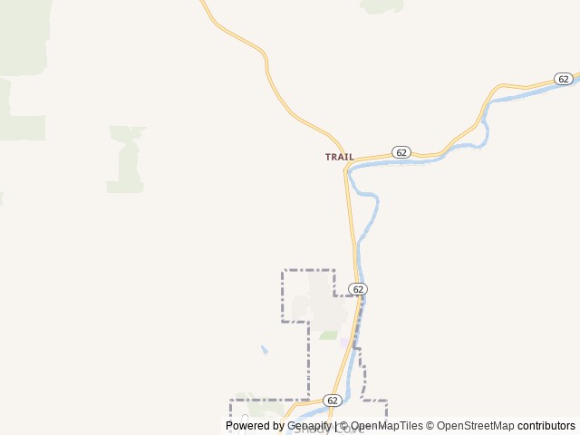 Map of Union Creek Campground – Rogue River location at Trail, OR, United States