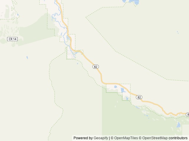 Map of Difficult Campground location at Aspen, CO, United States