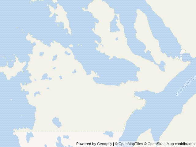Map of Kanga Bay Cabin location at Sitka, AK, United States