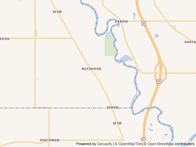Map for Earth Trekker 35’ Motorcoach for 7 near Berrien Springs, MI