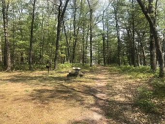 A photo of facility ROUND LAKE with Picnic Table, Fire Pit