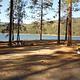 Kettle Falls CG with trees and water in the background.