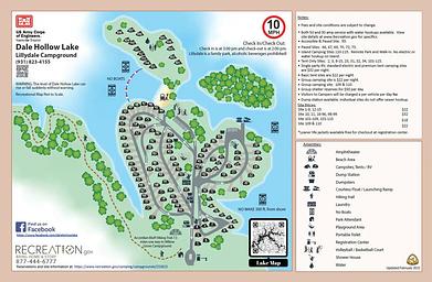 LILLYDALE CAMPGROUND MAP
