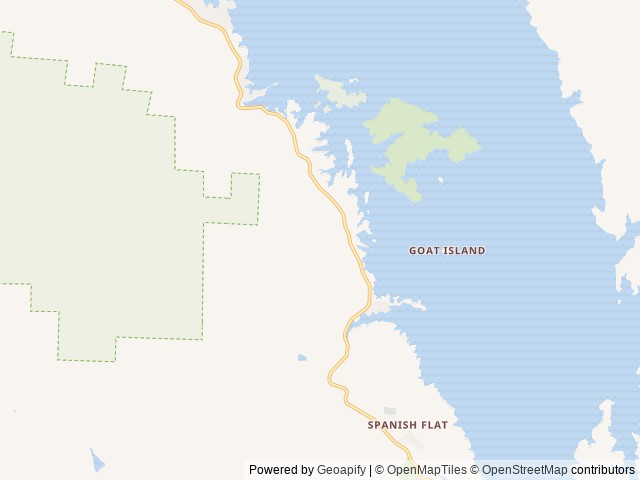 Map of Oak Shores Day Use Area (CA) location at Napa, CA, United States