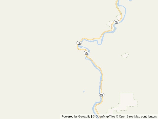 Map of Dillon Creek Campground location at Orleans, CA, United States