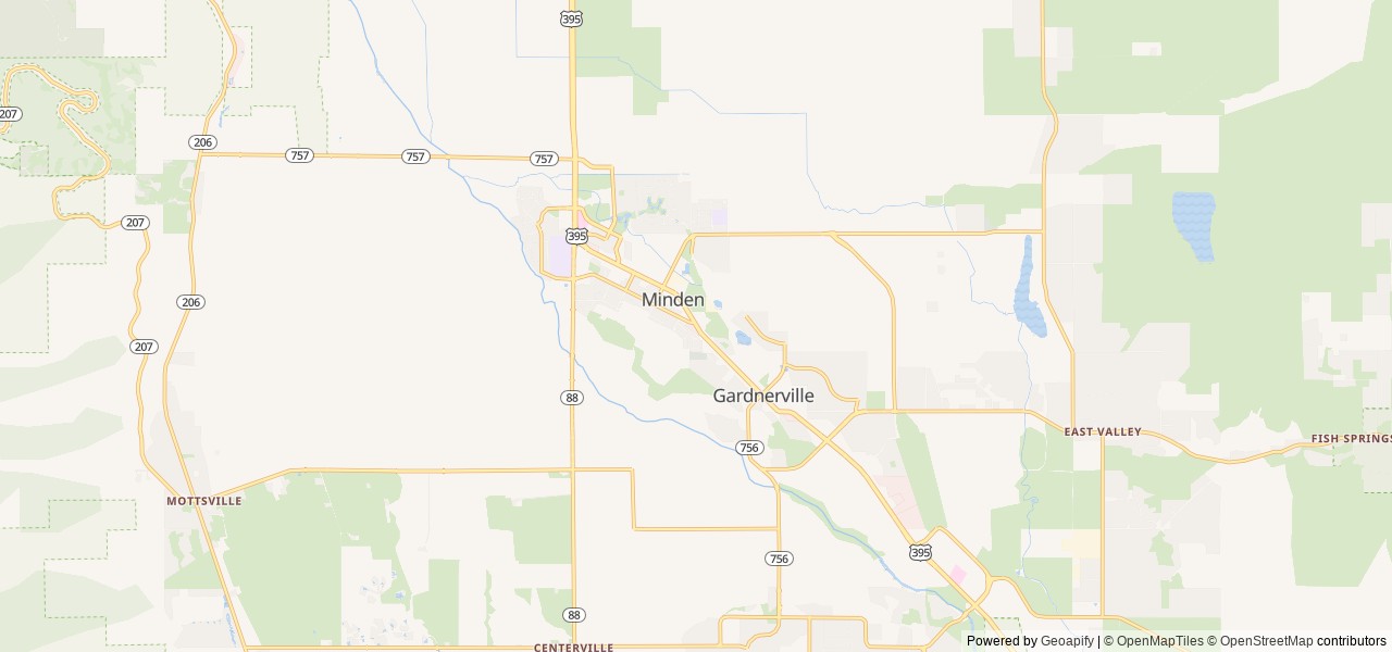 Map for 2020 Braxton Creek Bushwhacker Standard Model near Minden, CA