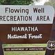 Flowing Well Campground Sign