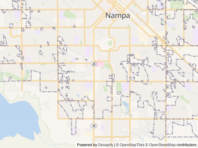 Map for Avenger near Nampa, ID
