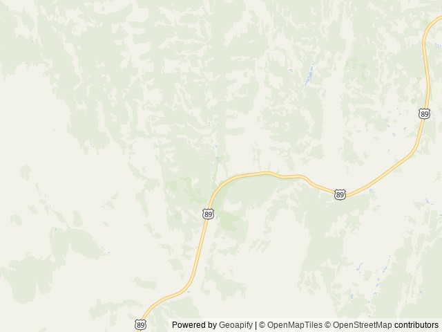 Map of Allred Flats Group Picnic Site location at Kemmerer, WY, United States