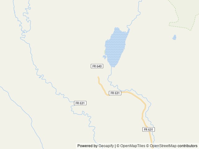Map of Williams Creek Campground location at Pagosa Springs, CO, United States