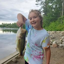 Catch of the day at the upper fishing pier