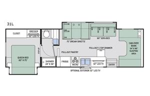 2017 Thor Motor Coach Chateau 31L