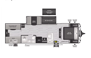 2023 Keystone RV Bullet 287QBS RV rental photo 2