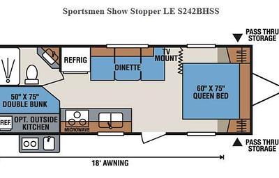 2016 KZ Sportsmen Show Stopper LE S242BHSS