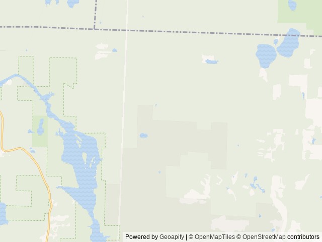 Map of Bigfoot Forest Campground location at Athelstane, WI, United States
