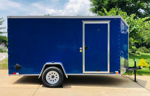 Secure Hauler: Utility Enclosed Trailer 6' x 12'