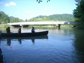 Kayaking and canoeing is a pleasant way to enjoy the beauty at Dewey Lake.