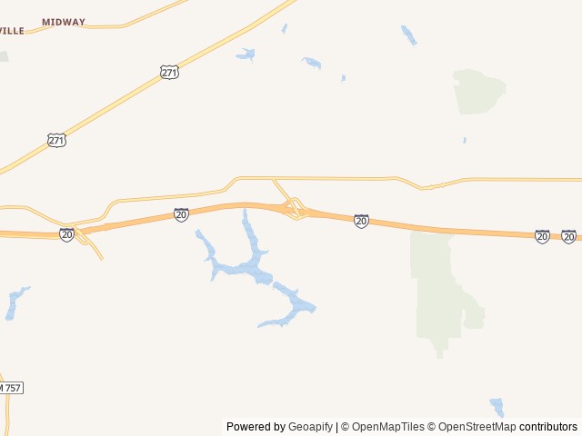Map of Love's RV Hookup-Winona TX 815 location at Winona, TX, United States