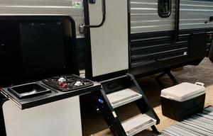 Modern,Clean, Half-ton towable trailer