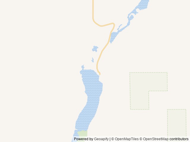 Map of Jameson Lake Resort location at Mansfield, WA, United States
